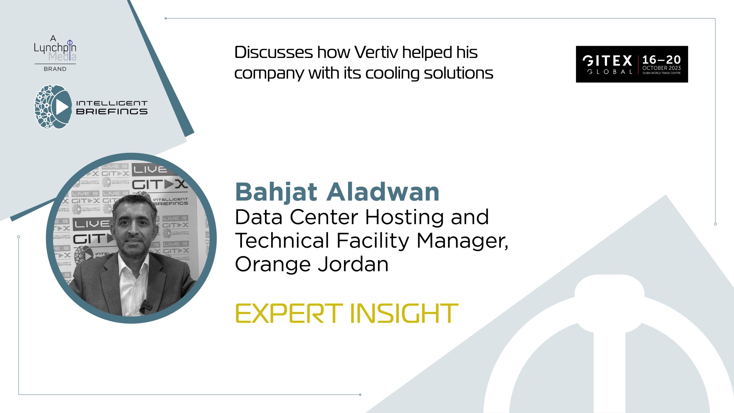 GITEX 2023: Bahjat Aladwan, Data Center Hosting and Technical Facility Manager, Orange Jordan (ARABIC)