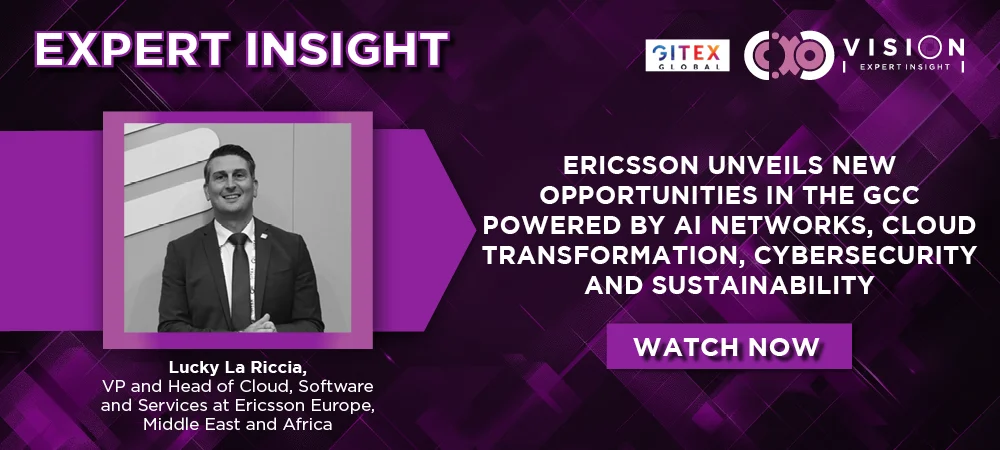 GITEX 2025: Lucky La Riccia, VP and Head of Cloud, Software and Services at Ericsson Europe, Middle East and Africa