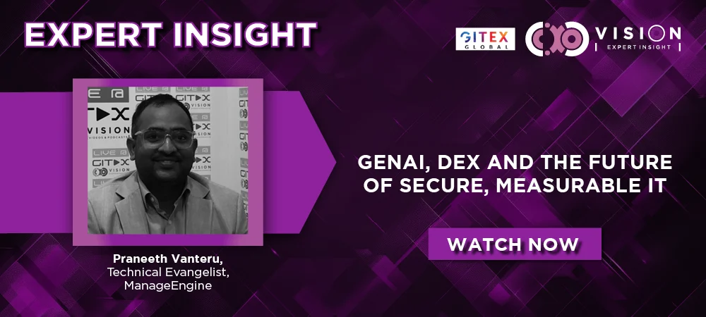 GITEX 2025: Praneeth Vanteru, Technical Evangelist, ManageEngine