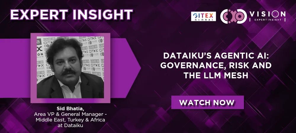GITEX 2025: Sid Bhatia, Area VP & General Manager – Middle East, Turkey & Africa at Dataiku